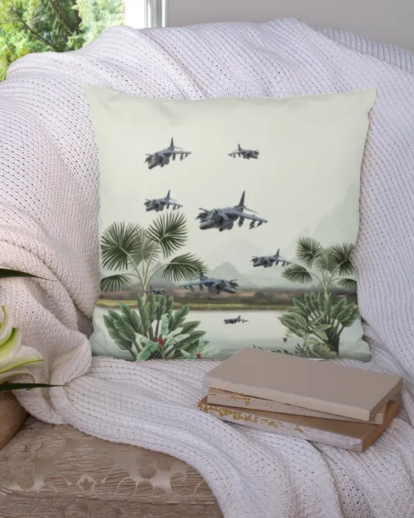 Cotton Drill Pillow (Dual Sided)