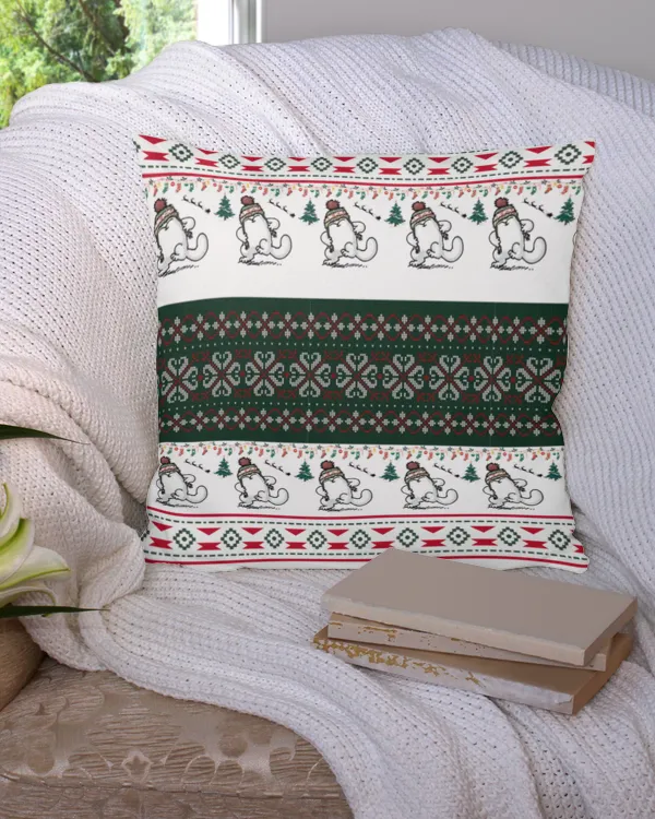 Cotton Drill Pillow (Dual Sided)