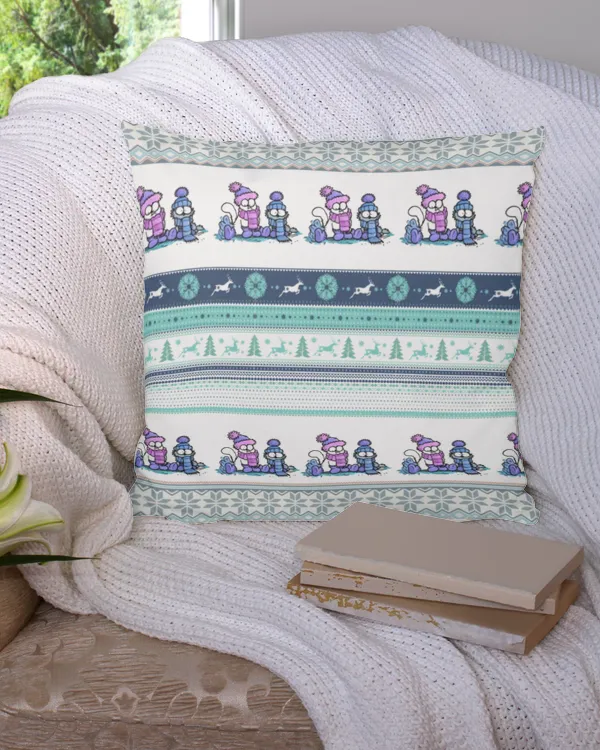 Cotton Drill Pillow (Dual Sided)