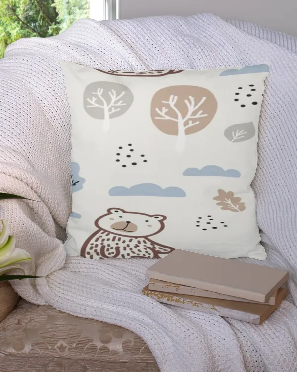 Cotton Drill Pillow (Dual Sided)