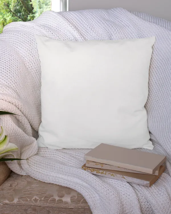 Cotton Drill Pillow (Dual Sided)