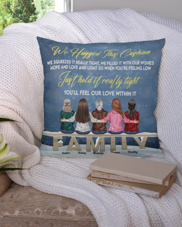 Just Hold This Cushion Really Tight - Personalized Pillow (Insert Included), Gifts For Mom, Gifts Idea For Mom, Mother's Day Gift