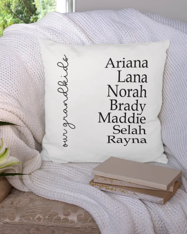 Custom Our Grandkids Pillow