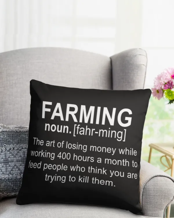 Cotton Drill Pillow (Dual Sided)