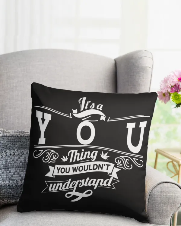 Cotton Drill Pillow (Dual Sided)