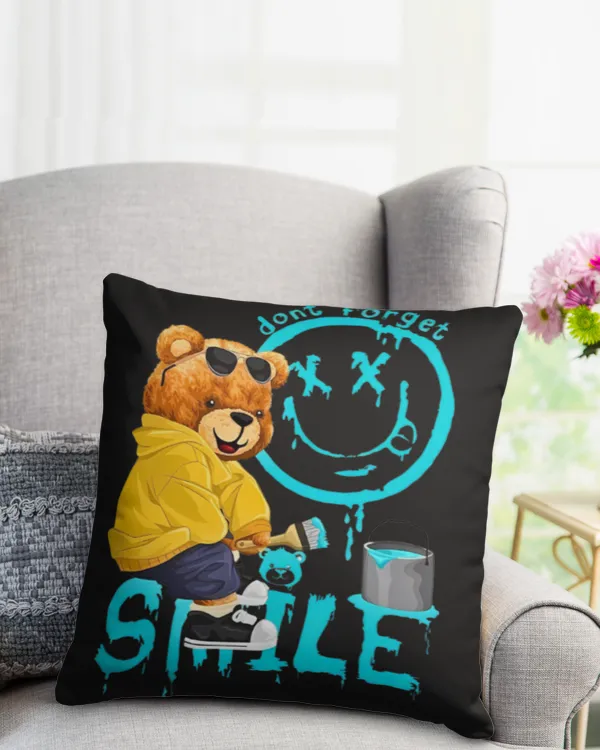 Cotton Drill Pillow (Dual Sided)