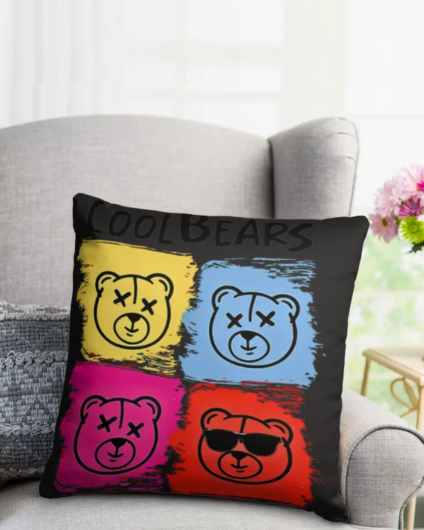 Cotton Drill Pillow (Dual Sided)