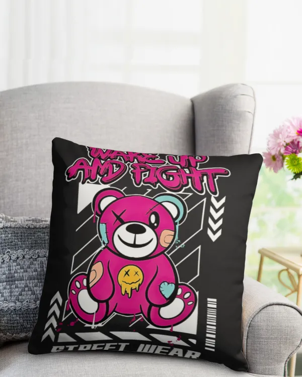 Cotton Drill Pillow (Dual Sided)