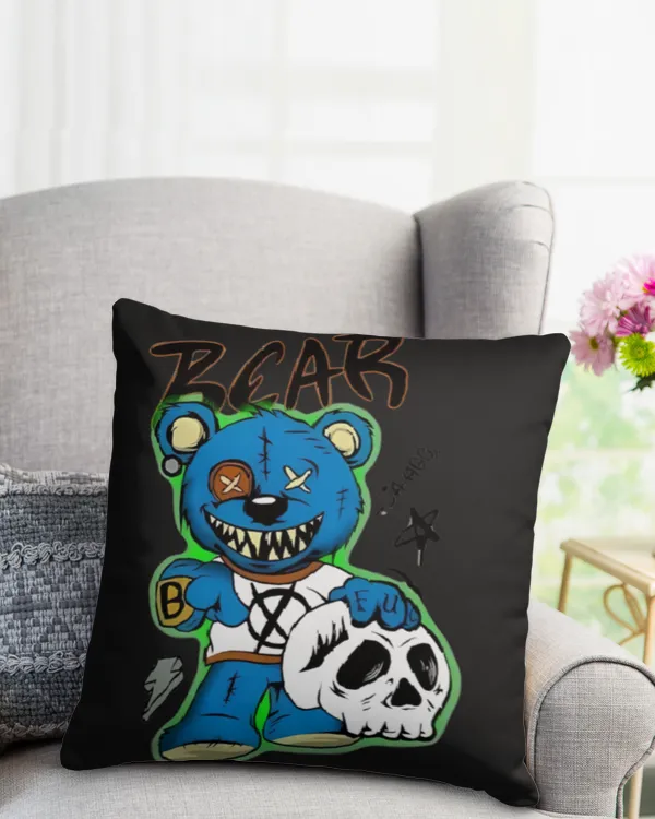 Cotton Drill Pillow (Dual Sided)