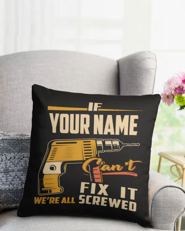 Cotton Drill Pillow (Dual Sided)
