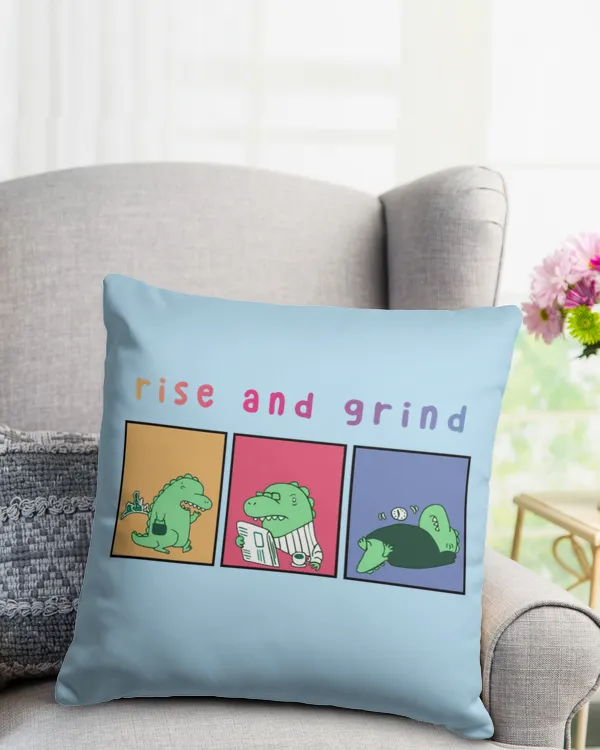 Cotton Drill Pillow (Dual Sided)