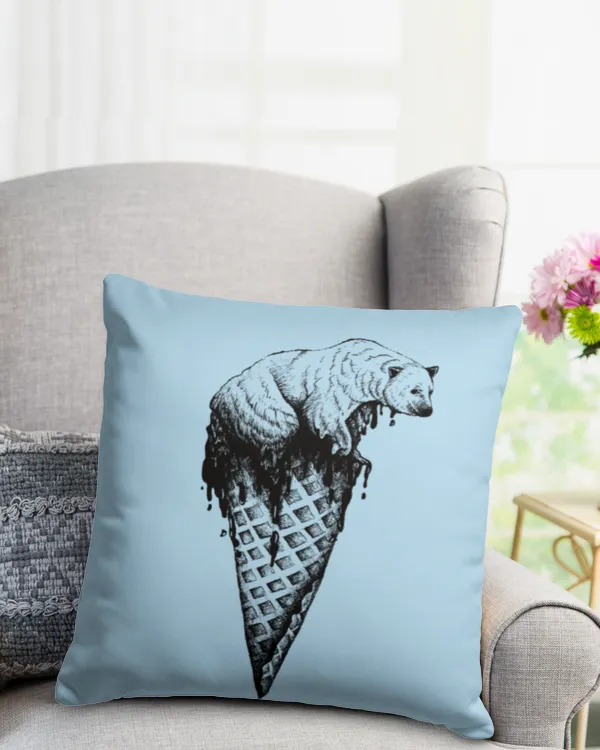 Cotton Drill Pillow (Dual Sided)