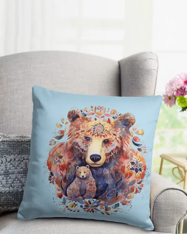Cotton Drill Pillow (Dual Sided)