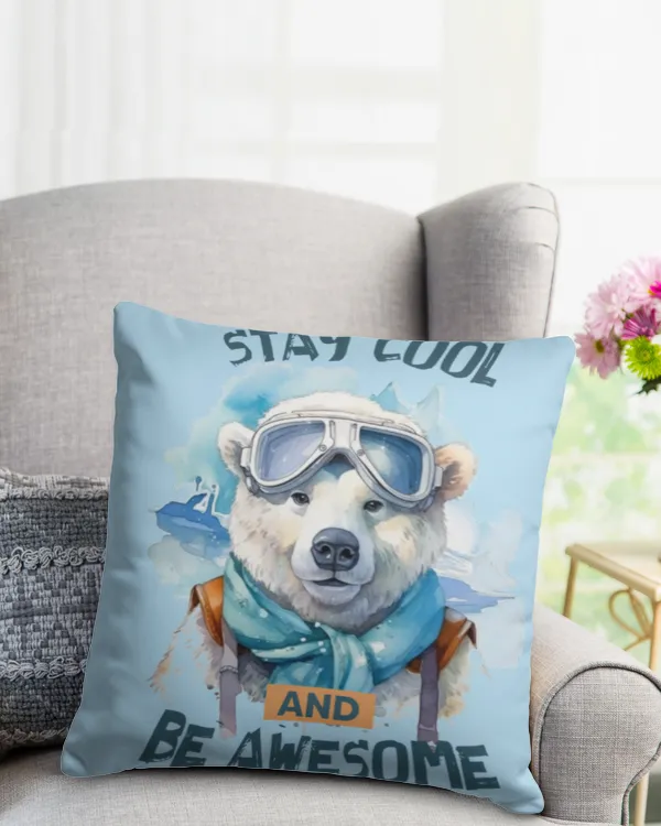 Cotton Drill Pillow (Dual Sided)