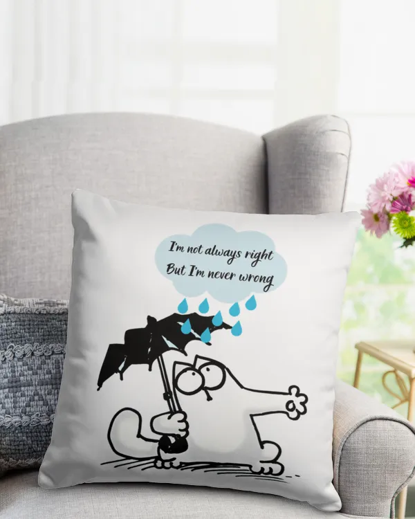 Cotton Drill Pillow (Dual Sided)