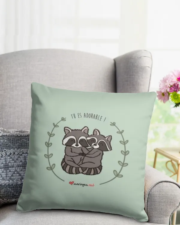 Cotton Drill Pillow (Dual Sided)