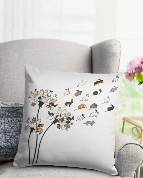 Cotton Drill Pillow (Dual Sided)