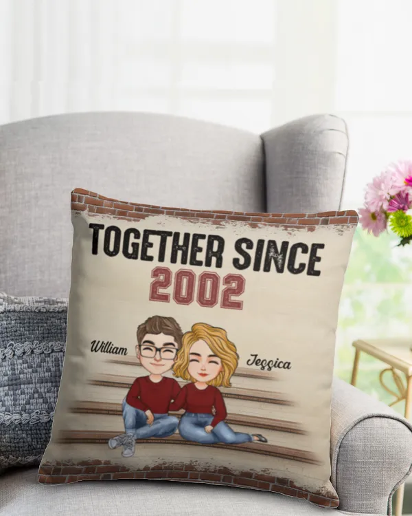 Always Together - Personalized Pillow, Gift For Husband, Gift Idea For Husband