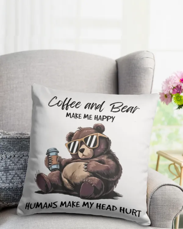 Cotton Drill Pillow (Dual Sided)