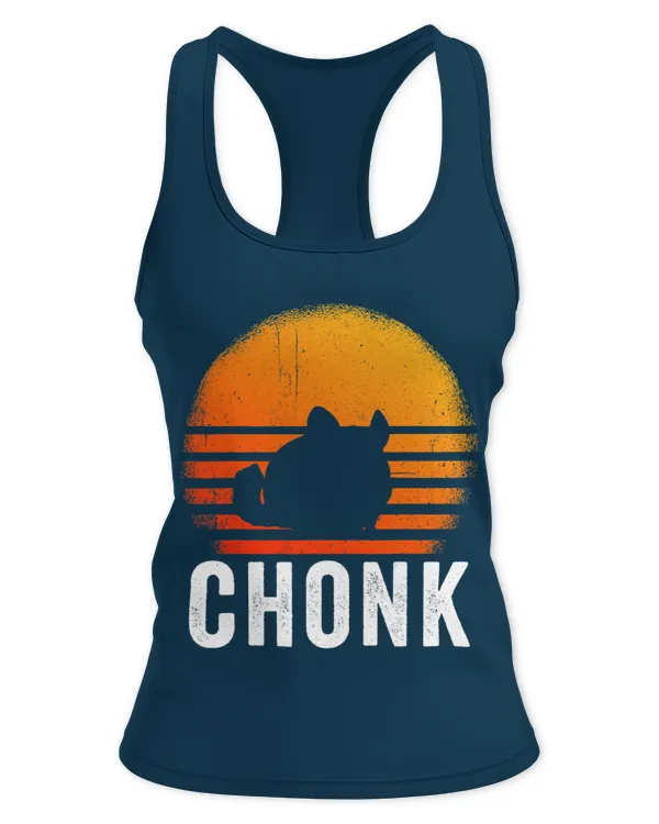 Chinchillas Chonky Chinchilla Chonk Chinchilla - Women's Ideal Racerback Tank Women's Ideal Racerback Tank