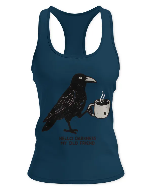 Hello Darkness - Women's Ideal Racerback Tank Women's Ideal Racerback Tank