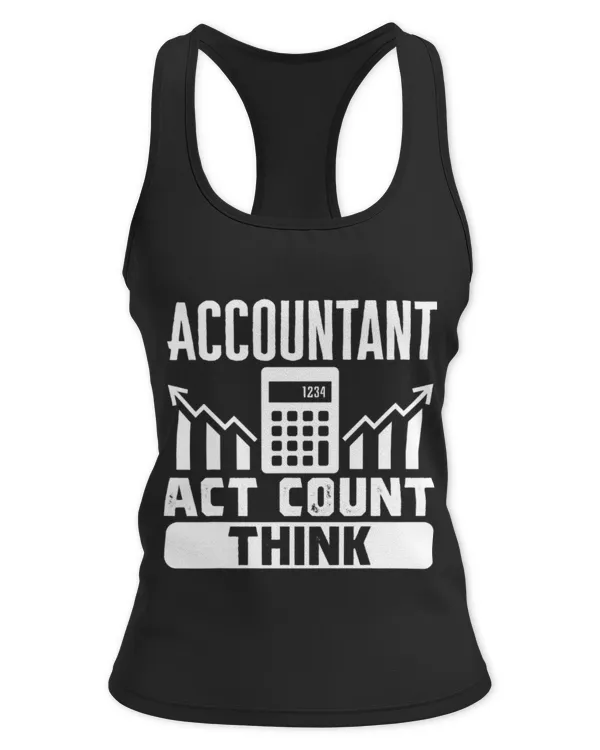Cute Accountant Act Count Think CPA Accounting Calculator