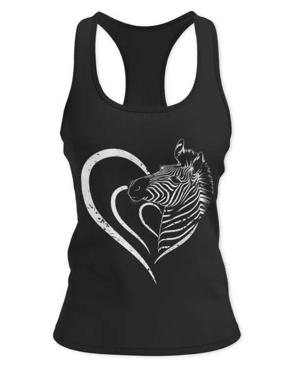 Cute Zebra Lover Heart Cute Zebra Wildlife Animal Stripes Style