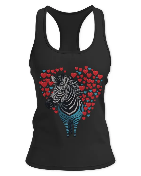 Cute Zebra Love Heart for Valentines Day on Zebra Lover 1