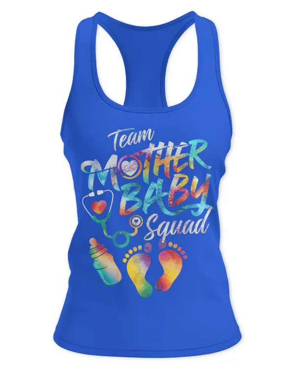 Nurse Job Team Mother Baby Squad Mother Baby Nurse - Women's Ideal Racerback Tank Women's Ideal Racerback Tank