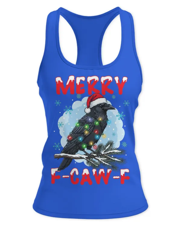 Merry F Caw F - Women's Ideal Racerback Tank Women's Ideal Racerback Tank