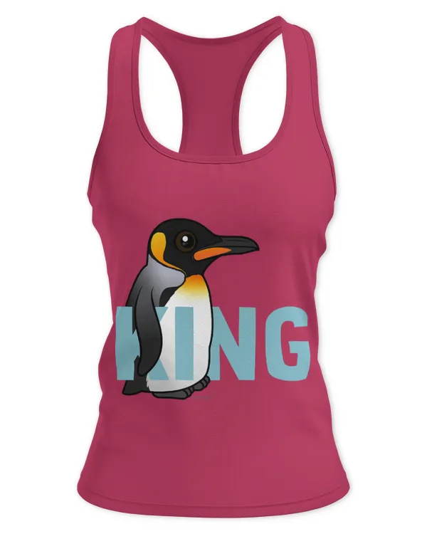 Penguin Pet Birdorable Jumbo King Penguin Cute Cartoon Bird Gift Idea - Women's Ideal Racerback Tank Women's Ideal Racerback Tank