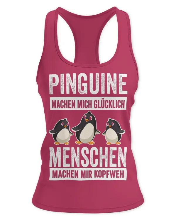 Penguin Pet bird zoo animal penguin lover - Women's Ideal Racerback Tank Women's Ideal Racerback Tank