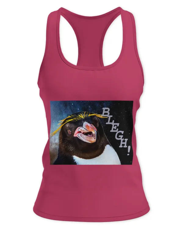 Penguin Pet BLEGH Penguin Bleghuin Animal Collection - Women's Ideal Racerback Tank Women's Ideal Racerback Tank