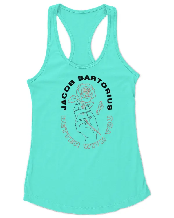 Jacob Bertrand Merch - Women's Ideal Racerback Tank Women's Ideal Racerback Tank