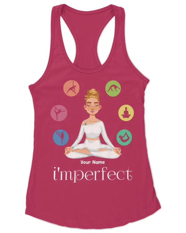 I'm Perfect Personalized Name Shirt, Gifts For Sister, Gifts Idea For Sister - Women's Ideal Racerback Tank Women's Ideal Racerback Tank