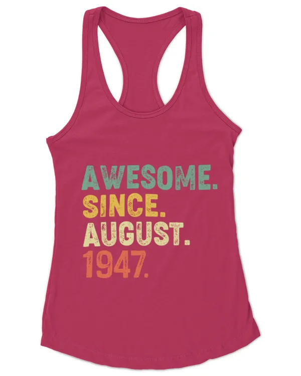 Awesome Since Personalize Year Of Birth, Gifts For Personalized Age, Gifts Idea For Personalized Age - Women's Ideal Racerback Tank Women's Ideal Racerback Tank