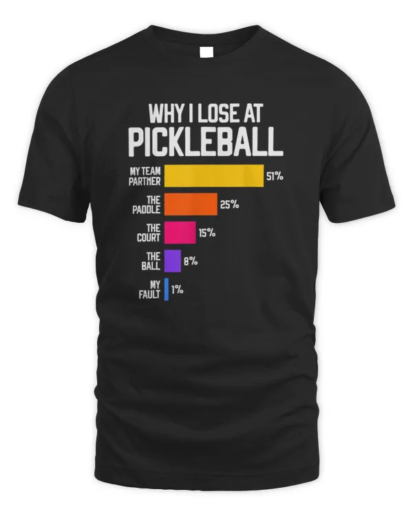 Why I Lose at Pickleball Humor Funny Pickleballers