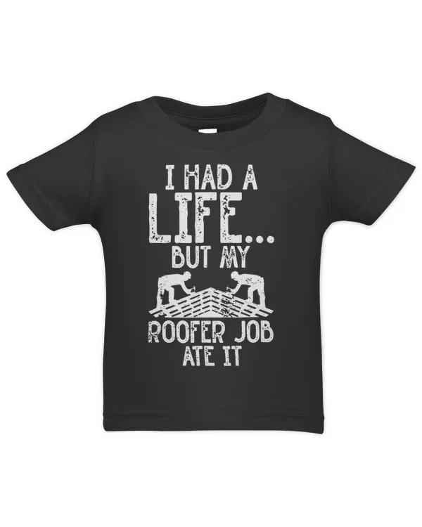 Roofer Funny Retro Roofing Roof Equipment Job Repair5 - Infant Jersey T-Shirt Infant Jersey T-Shirt