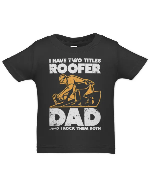 Roofer Funny Retro Roofing Roof Equipment Job Repair52 - Infant Jersey T-Shirt Infant Jersey T-Shirt