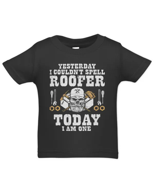 Roofer Funny Retro Roofing Roof Equipment Job Repair631 - Infant Jersey T-Shirt Infant Jersey T-Shirt