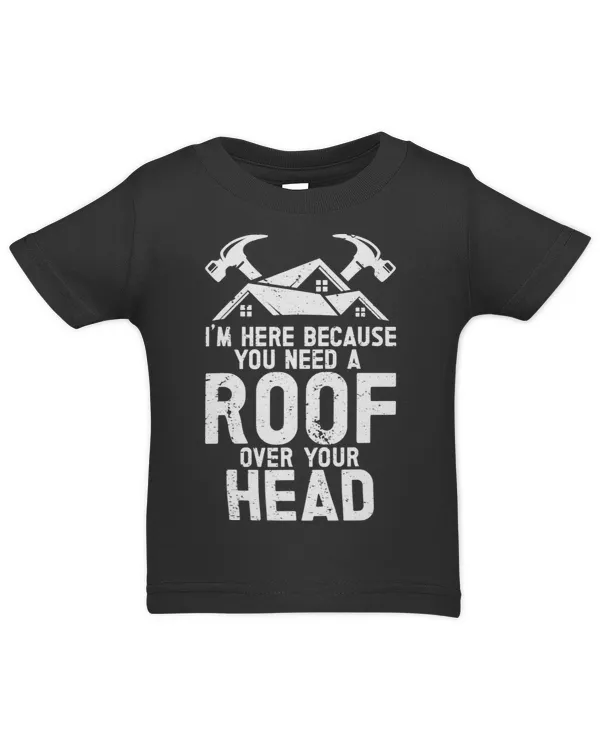 Roofer Funny Retro Roofing Roof Equipment Job Repair632 68 - Infant Jersey T-Shirt Infant Jersey T-Shirt