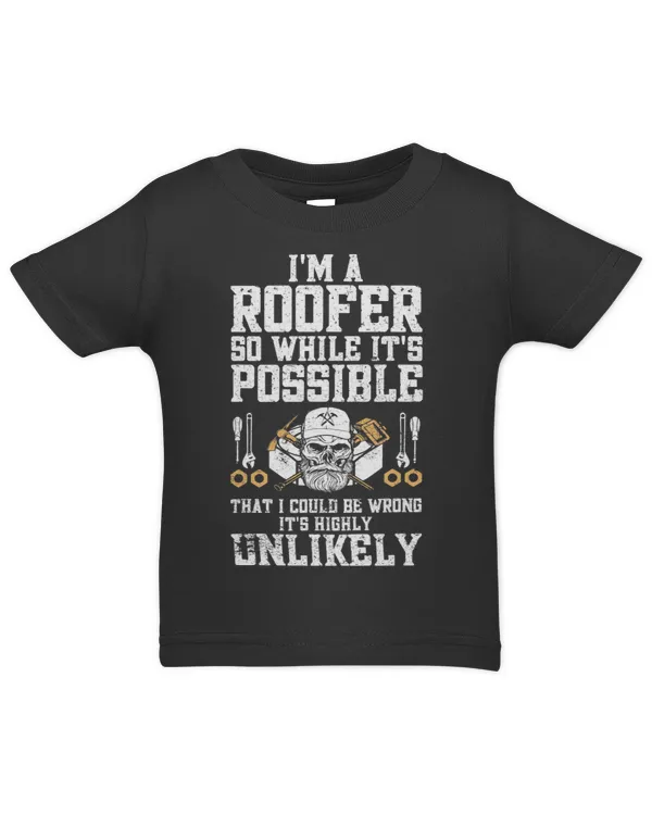 Roofer Funny Retro Roofing Roof Equipment Job Repair632 - Infant Jersey T-Shirt Infant Jersey T-Shirt