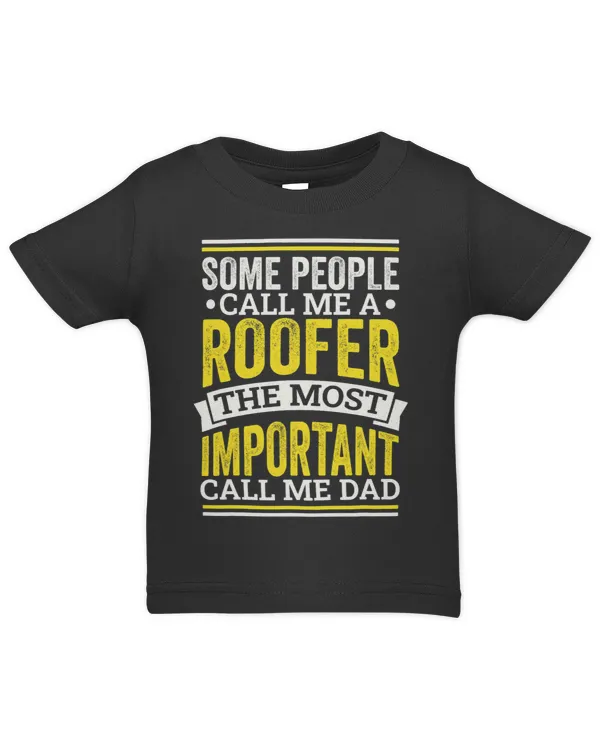 Mens Roofer Design for Roofing Roofer Dads and Fathers - Infant Jersey T-Shirt Infant Jersey T-Shirt
