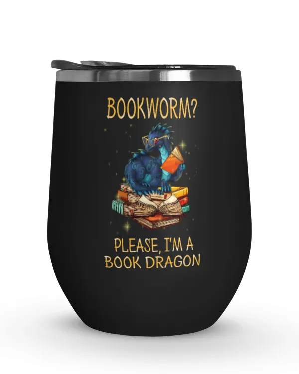 ETT368 I'm Book Dragon Drinkware