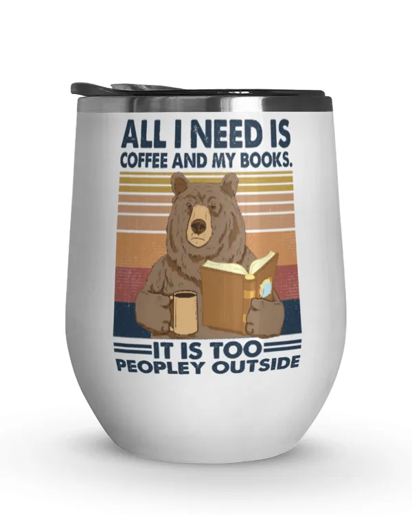 ETT477 All I Need Is Coffee And Books