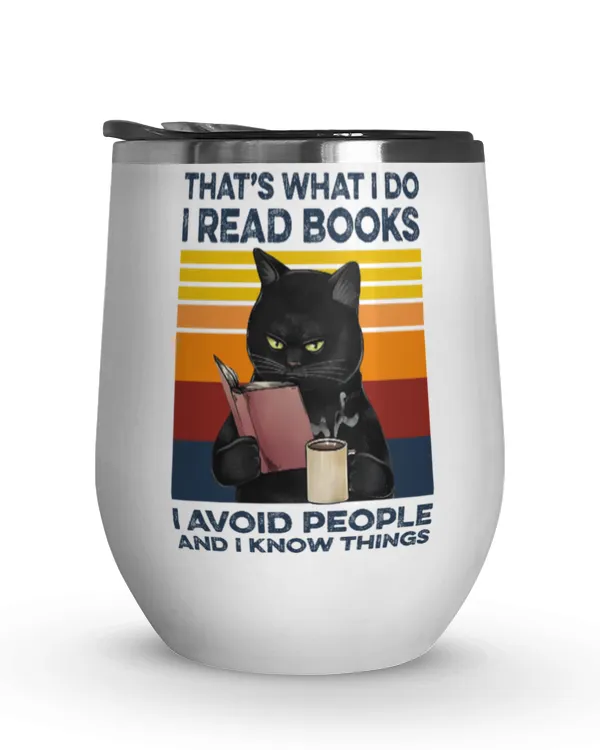 Miah861 That's What I Do I Read Books I Avoid People And I Know Things Cat