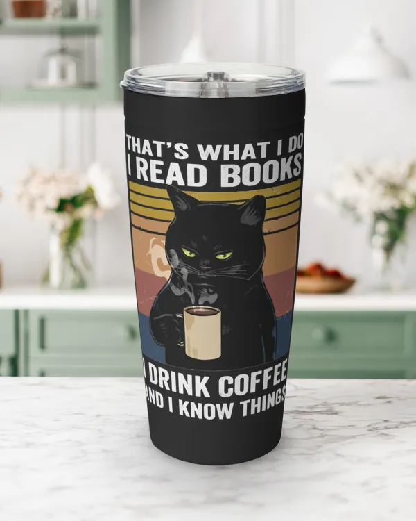 ETT238a I Read Books I Drink Coffee And I Know Things
