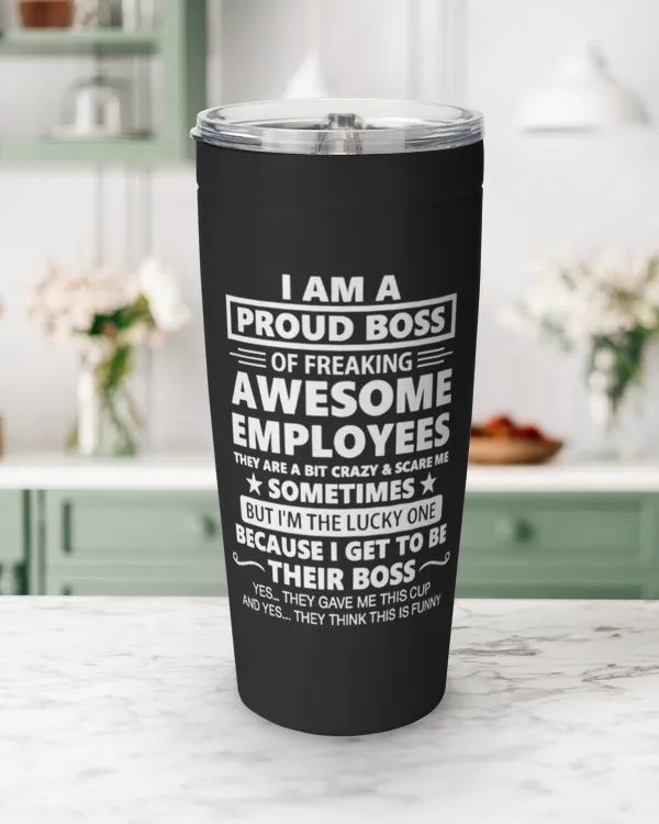 Proud boss tumbler