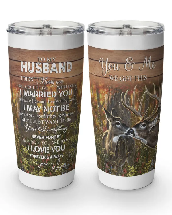TO MY HUSBAND, WIFE'S GIFT, TUMBLER