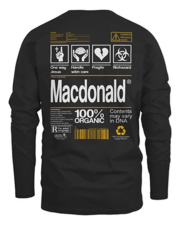Men's Long Sleeved T-Shirt